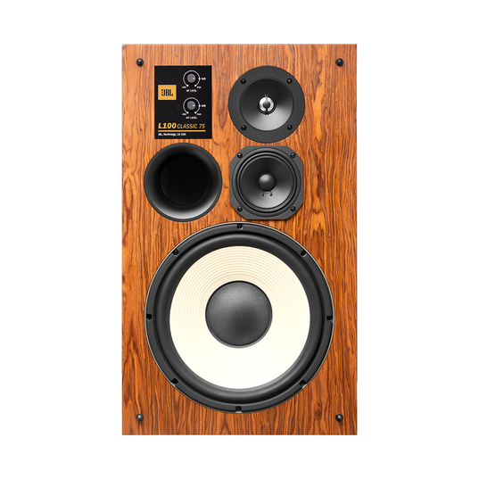 L100 Classic 75 - Black -  12-inch (300mm) 3-way Bookshelf Loudspeaker &ndash; Anniversary Edition - Front